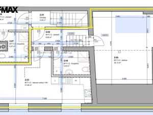 Pronájem bytu 2+kk, Lanškroun - Žichlínské Předměstí, Komenského, 59 m2