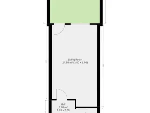 Pronájem bytu 1+kk, Praha - Vysočany, Gerstelova, 37 m2