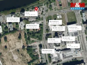 Pronájem bytu 2+kk, Pardubice - Zelené Předměstí, nábřeží Závodu míru, 48 m2