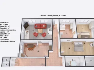 Prodej rodinného domu, Kacákova Lhota, 149 m2