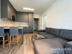 Pronájem bytu 1+kk, Praha - Hlubočepy, náměstí Olgy Scheinpflugové, 49 m2