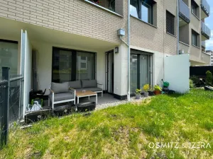 Pronájem bytu 1+kk, Praha - Hlubočepy, náměstí Olgy Scheinpflugové, 49 m2