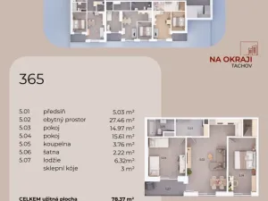 Prodej bytu 3+kk, Tachov, Sokolovská, 81 m2