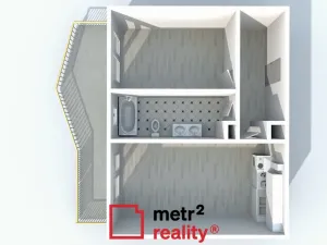 Pronájem bytu 2+kk, Olomouc, U solných mlýnů, 73 m2