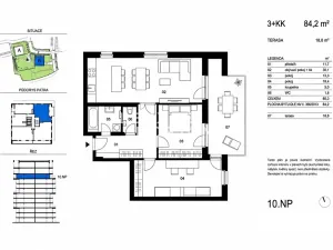 Prodej bytu 3+kk, Praha - Vysočany, Oktábcových, 84 m2