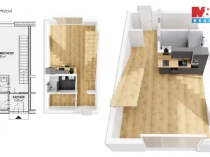 Pronájem bytu 2+kk, Letohrad, Úzká, 63 m2