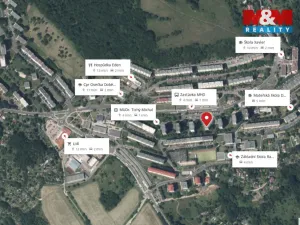 Prodej bytu 1+1, Ústí nad Labem - Severní Terasa, Šrámkova, 34 m2