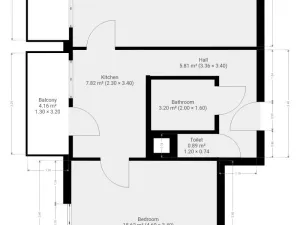 Pronájem bytu 2+1, Praha - Střížkov, Střížkovská, 54 m2