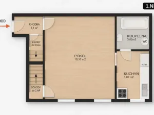 Prodej bytu 3+1, Zlín, Mostní, 59 m2