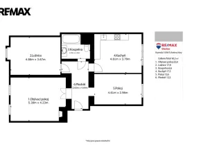 Prodej bytu 3+1, Karlovy Vary, nábřeží Jana Palacha, 94 m2
