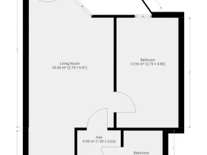 Pronájem bytu 2+kk, Praha - Letňany, Tupolevova, 50 m2