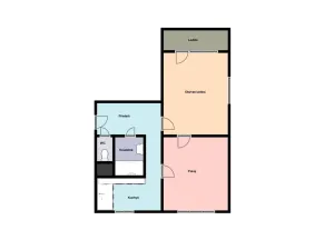 Pronájem bytu 2+1, Praha - Žižkov, Pod lipami, 58 m2
