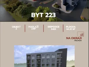 Prodej bytu 3+kk, Tachov, Sokolovská, 64 m2