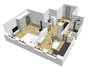Prodej bytu 2+kk, Stříbro, Žižkova, 45 m2