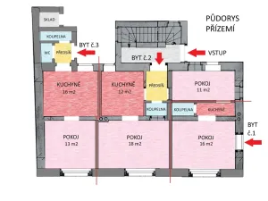 Prodej činžovního domu, Kladno, Josefa Drmly, 250 m2