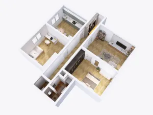 Prodej bytu 3+1, Luká, 70 m2