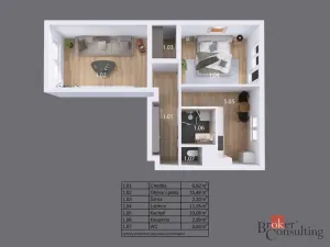 Prodej bytu 2+1, Nýřany, Střední, 60 m2