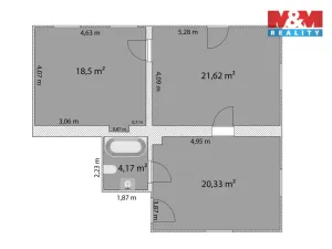 Prodej bytu 3+kk, Libčice nad Vltavou, Letecká, 68 m2