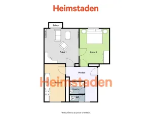 Pronájem bytu 2+1, Havířov - Město, U Stromovky, 55 m2