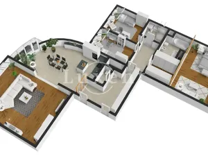 Pronájem bytu 4+1, Praha - Břevnov, Slavníkova, 294 m2