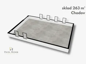 Pronájem skladu, Chodov, 263 m2