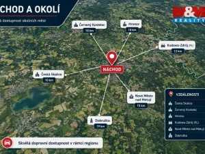 Pronájem bytu 1+1, Náchod, Kladská, 37 m2