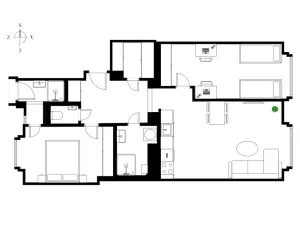 Prodej bytu 3+kk, Praha - Žižkov, Jičínská, 72 m2