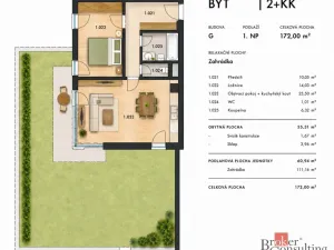 Pronájem bytu 2+kk, Plzeň - Jižní Předměstí, Železná, 55 m2