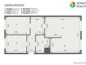 Prodej bytu 3+kk, Králův Dvůr, Nad Stadionem, 67 m2