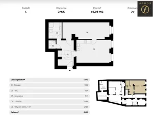 Prodej bytu 2+kk, Jáchymov, náměstí Republiky, 67 m2