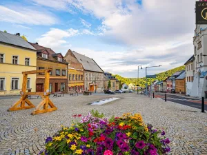 Prodej bytu 2+kk, Jáchymov, náměstí Republiky, 67 m2