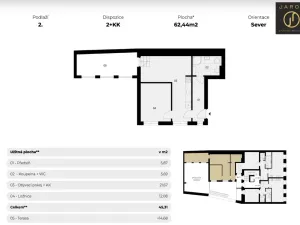 Prodej bytu 2+kk, Jáchymov, náměstí Republiky, 62 m2
