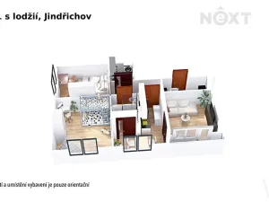 Prodej bytu 3+1, Jindřichov, 69 m2