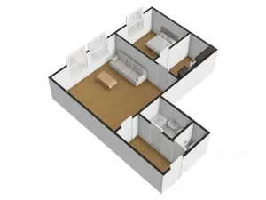 Pronájem bytu 2+kk, Praha - Vinohrady, Americká, 46 m2