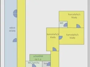 Pronájem výrobních prostor, Praha - Běchovice, Podnikatelská, 595 m2