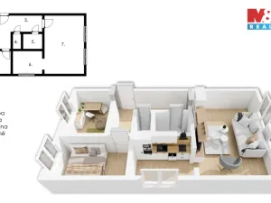 Prodej bytu 3+1, Rakovník - Rakovník II, Klicperova, 68 m2