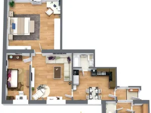 Prodej bytu 3+1, Hrušovany u Brna, 93 m2