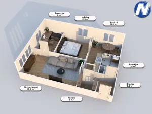 Prodej bytu 3+1, Strakonice, Čelakovského, 67 m2