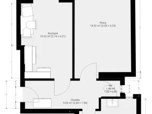 Pronájem bytu 1+1, Brno, Mášova, 38 m2