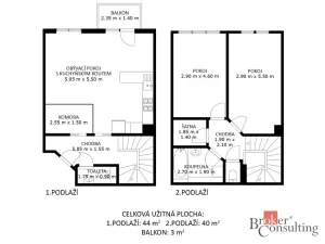 Prodej bytu 3+kk, Brno - Chrlice, Jánošíkova, 84 m2
