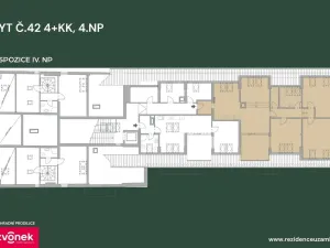 Prodej bytu 4+kk, Vsetín, Horní náměstí, 125 m2