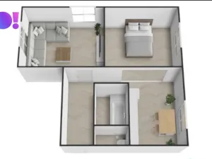 Prodej bytu 2+1, Ostrava, Slepá, 56 m2