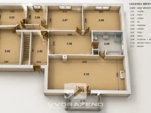 Prodej rodinného domu, Roztoky, 410 m2