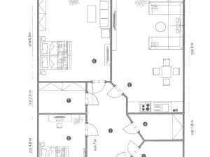 Pronájem bytu 3+kk, Teplice, Masarykova třída, 106 m2