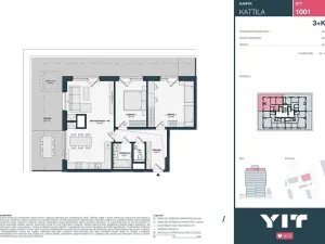 Prodej bytu 3+kk, Praha - Kamýk, Imrychova, 80 m2