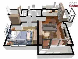 Prodej bytu 2+kk, Říčany, Melantrichova, 56 m2