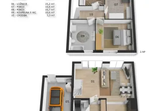 Prodej rodinného domu, Chotětov, Švehlova, 127 m2