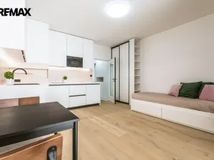 Pronájem bytu 1+kk, Praha - Vršovice, Krymská, 26 m2