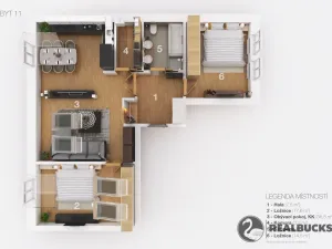 Prodej bytu 3+kk, Turnov, Palackého, 88 m2