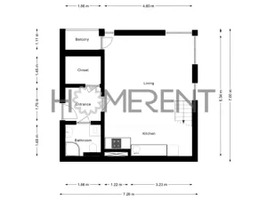Pronájem bytu 3+kk, Rudná, Ke Školce, 82 m2